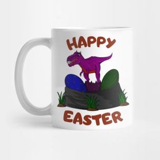 Happy Easter Wished Cute Dinosaur Mug